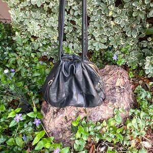 Elegant Black Leather Women's Bag